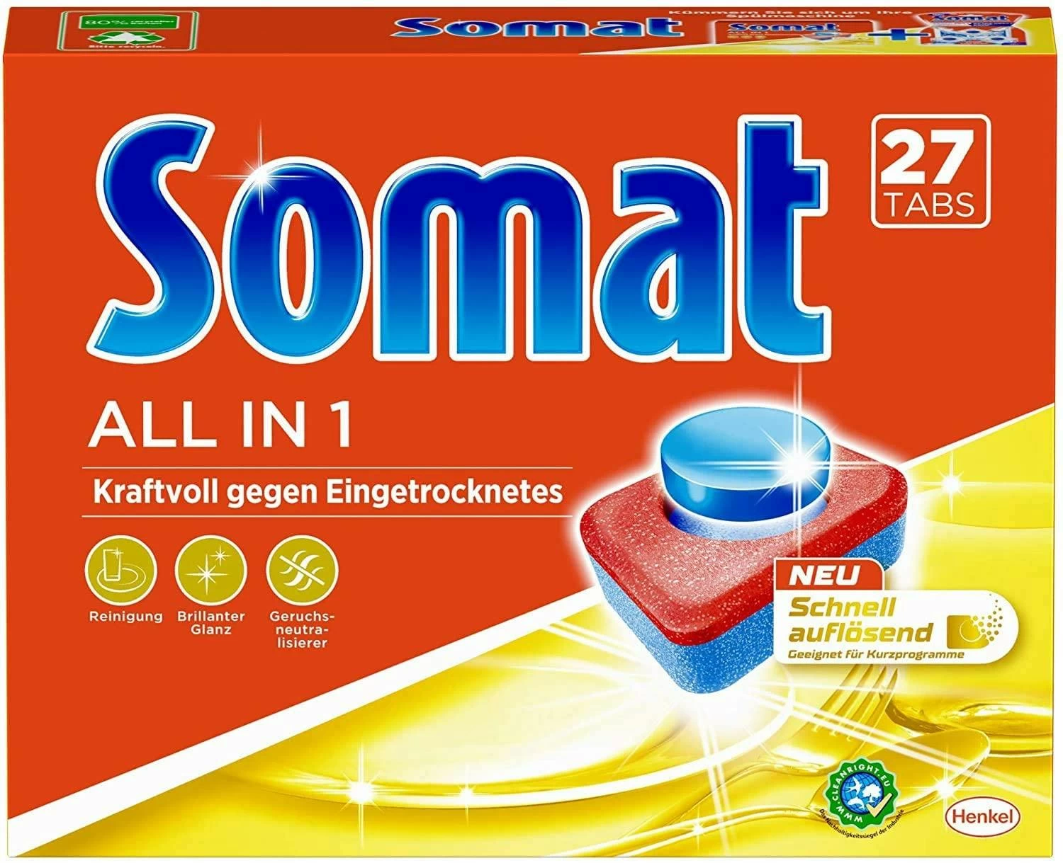 Somat Tabs 10 All In 1 Extra 25 Spülmaschinentabs 450g Spülmaschinenreiniger - Image 4