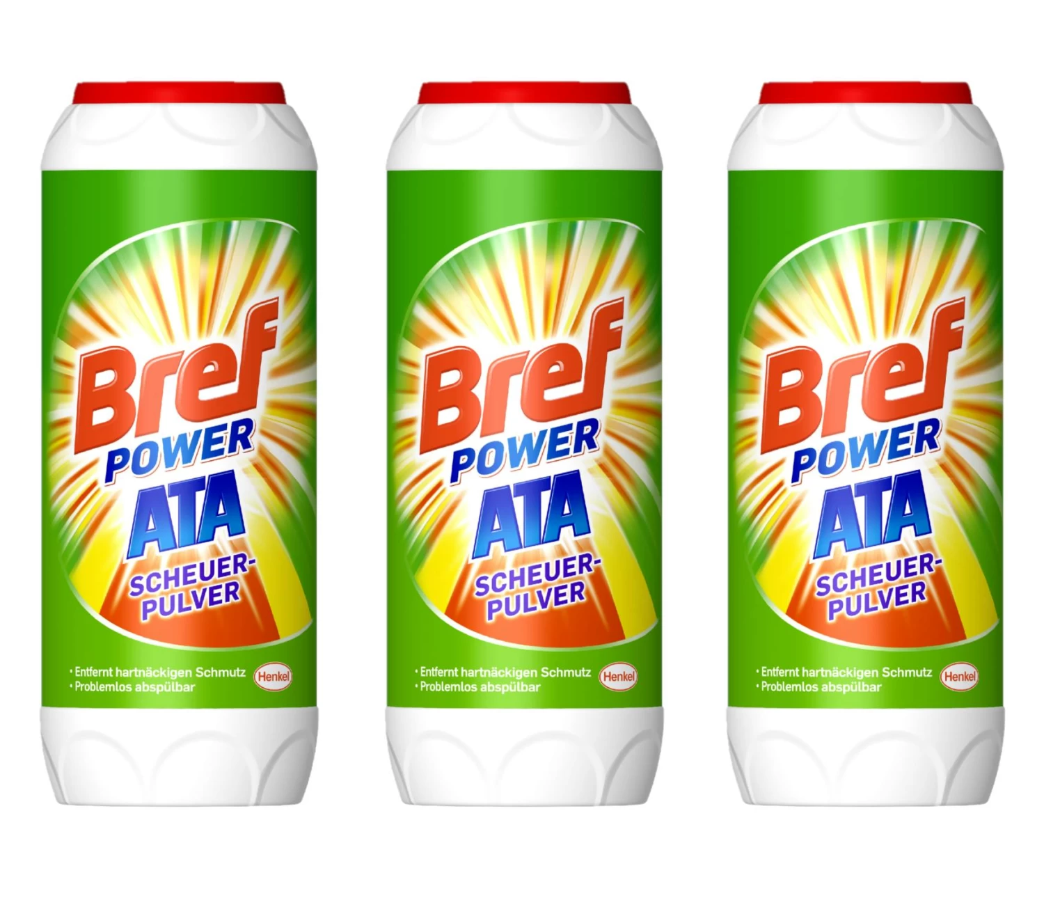 Bref Power ATA Scheuerpulver 15er Pack Gegen Hartnäckige Verschmutzungen 15x500g - Image 3