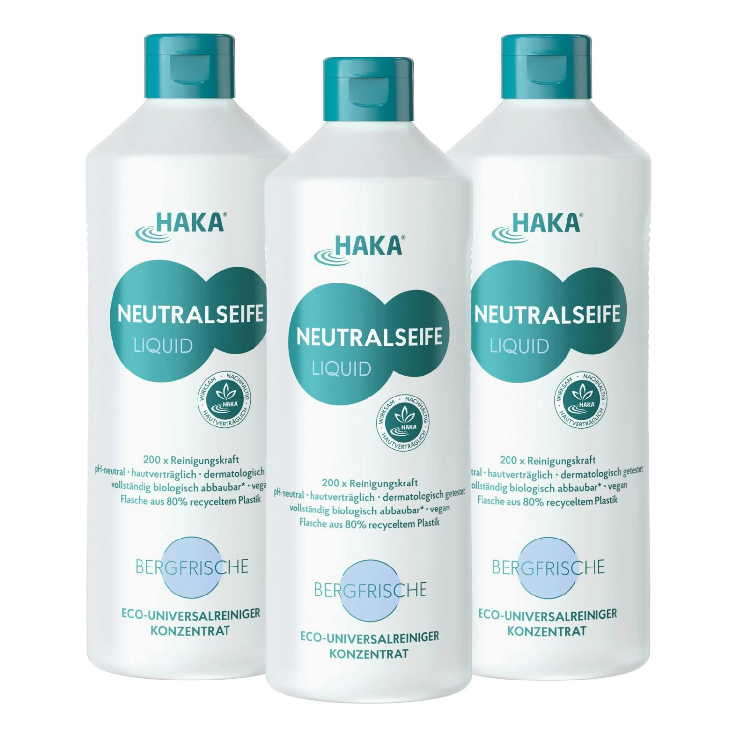 HAKA Neutralseife Liquid PurAllzweckreiniger Für Haushalt Und Auto, 3 X 1 Liter - Image 4