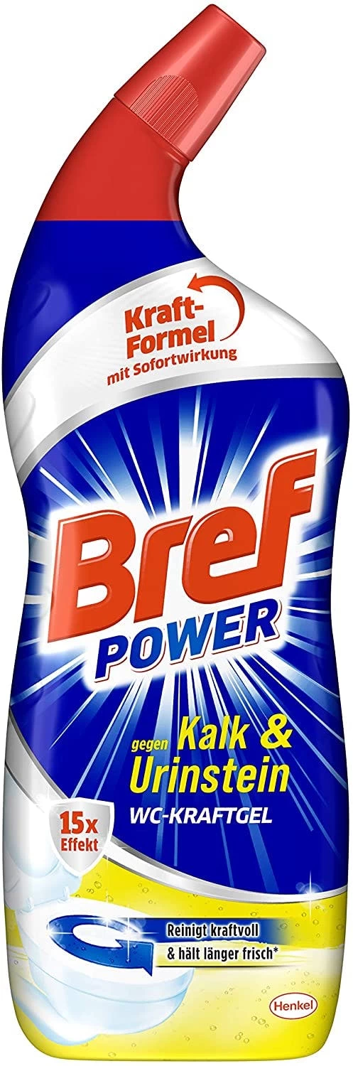 Bref Power WC KraftGel 15x Effekt 750 Ml WC Reiniger Reinigung Badreiniger - Image 3