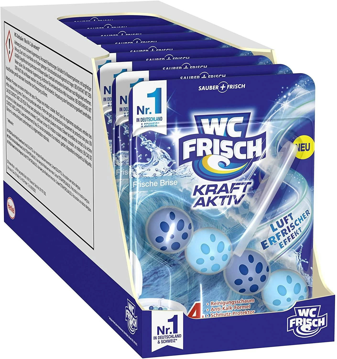 WC-Frisch Kraft Aktiv Duftspüler Frische Brise 50g WC-Reiniger Reinigung - Image 2