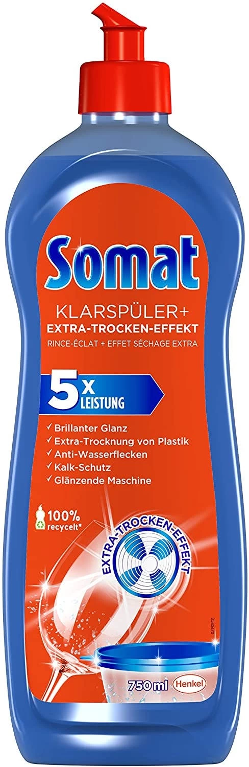 Somat Klarspüler Extra Trocken Effekt Geschirrspüler Geschirr 3x750ml Spülen - Image 6
