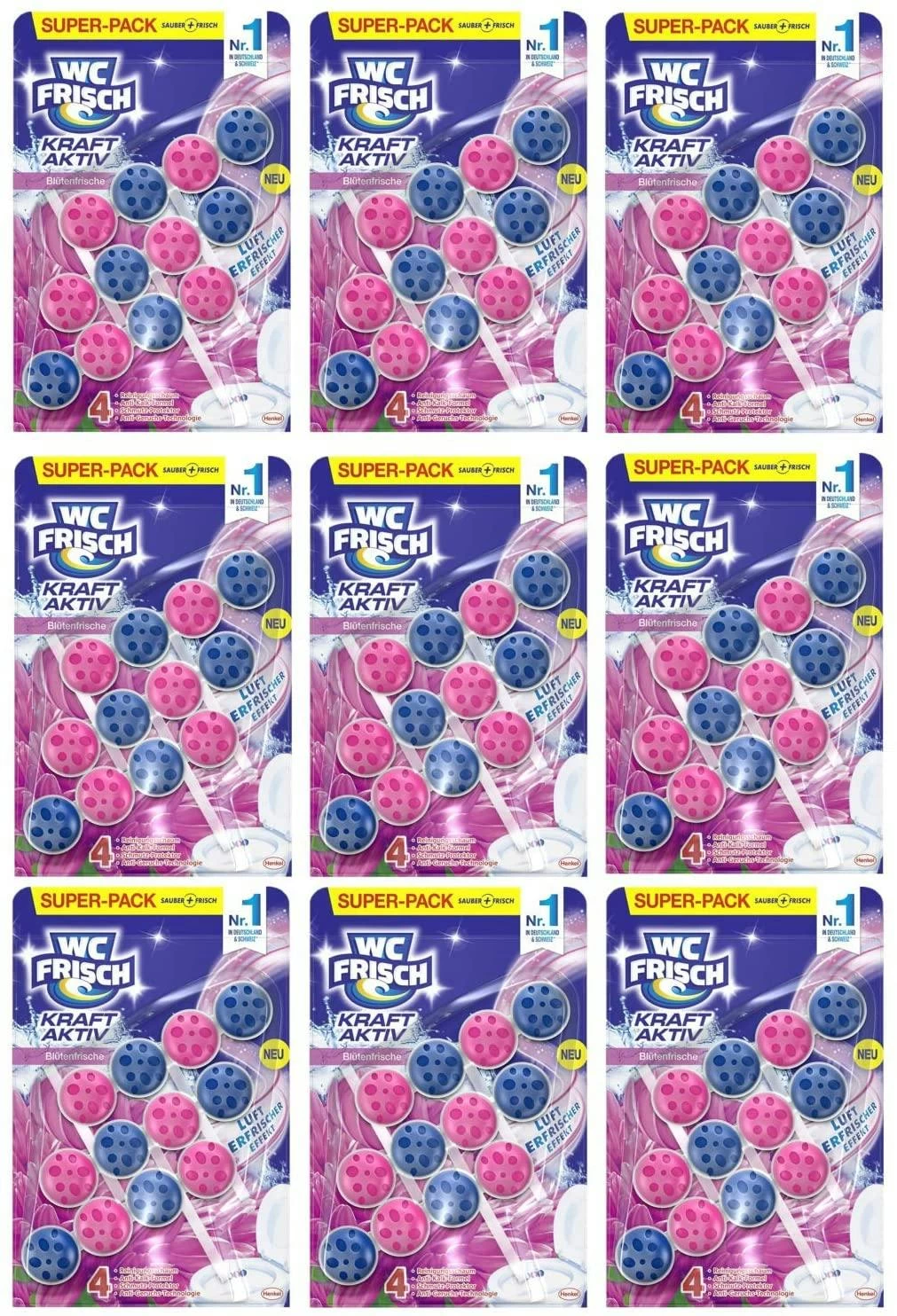 WC FRISCH Kraft Aktiv Blauspüler Ozeanfrische 50g WC Reiniger Reinigung - Image 7