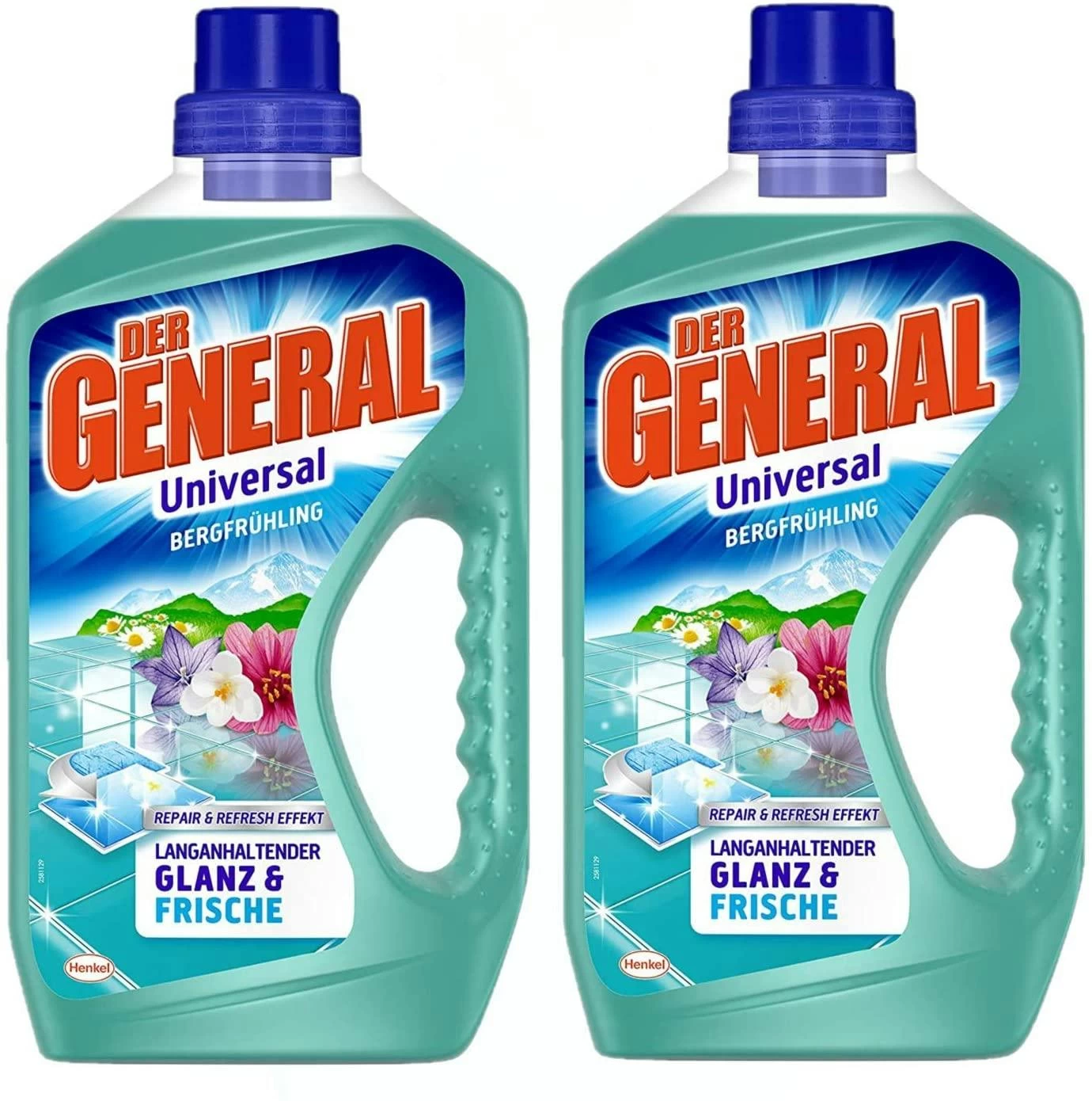 Der General Allzweckreiniger Bergfrühling 4x750 Ml Reiniger Reinigen Sauberkeit - Image 2