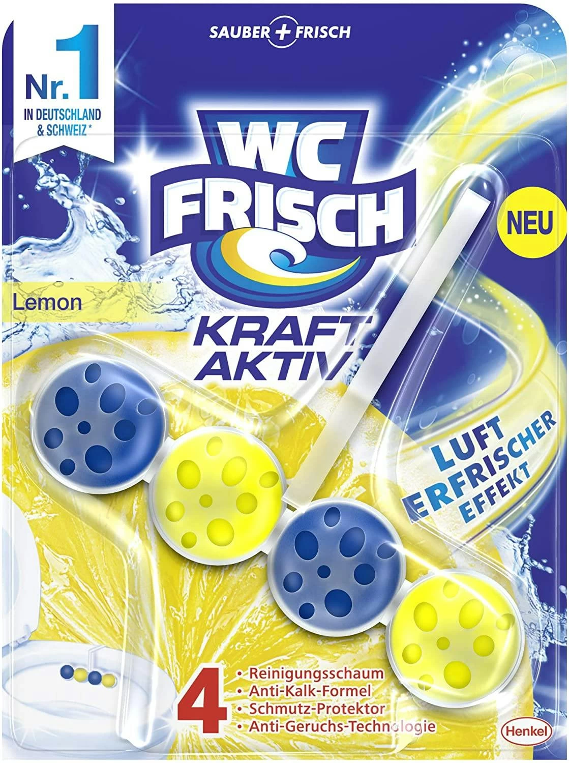 WC-Frisch Kraft Aktiv Duftspüler Blütenfrische WC-Reiniger 1 Stück Badreiniger - Image 4