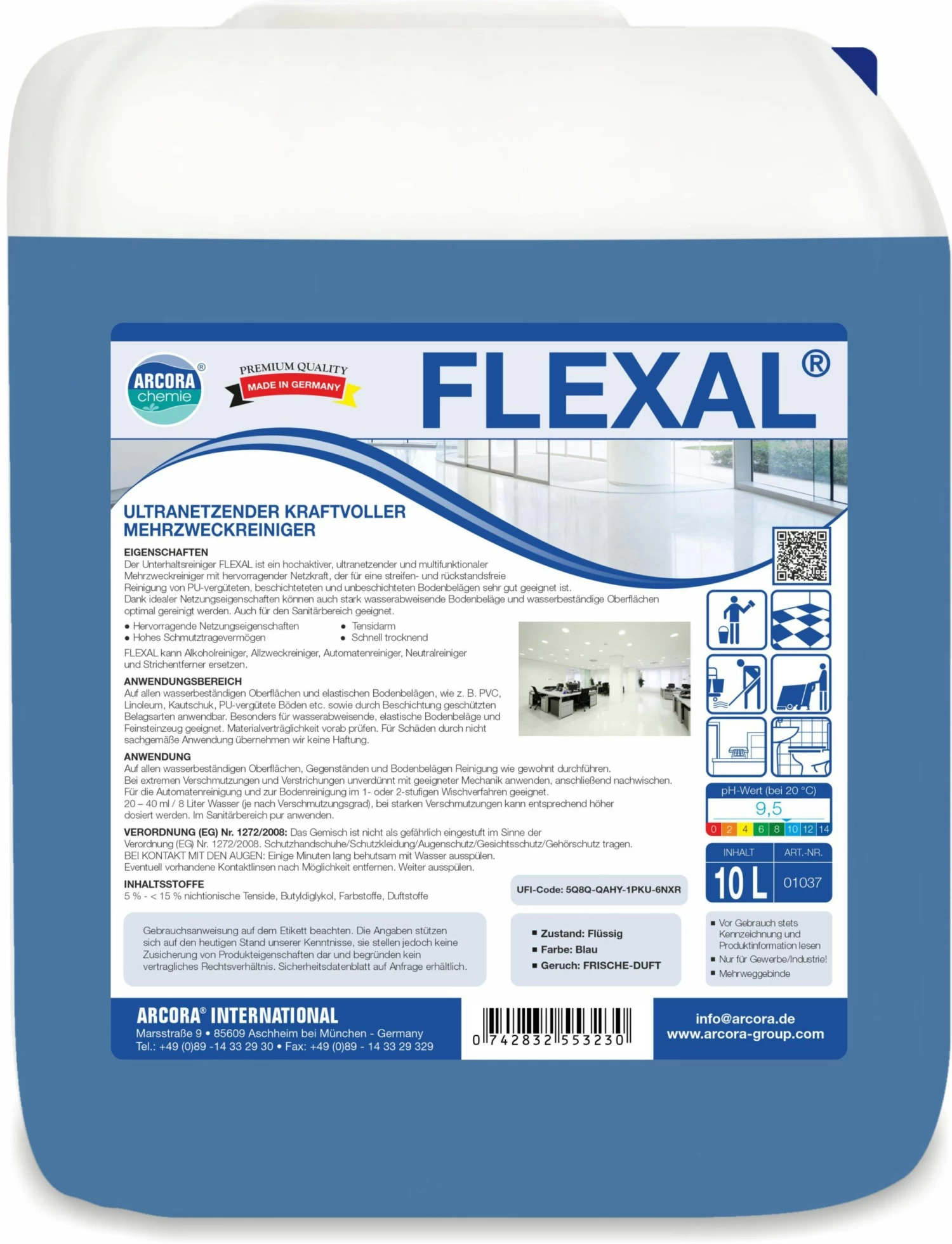 ARCORA Kraftvoller Mehrzweckreiniger FLEXAL, 1L - Image 2