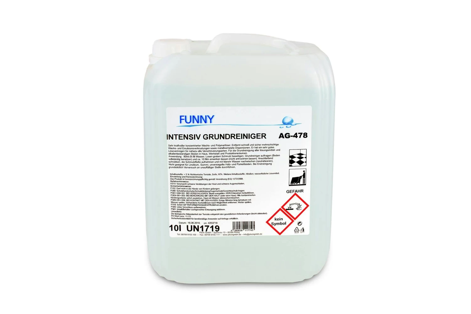 Lorito Combidur Ecoline Kennzeichnungsfreie Wischpflege Unterhaltsreiniger 10 Liter - Image 5