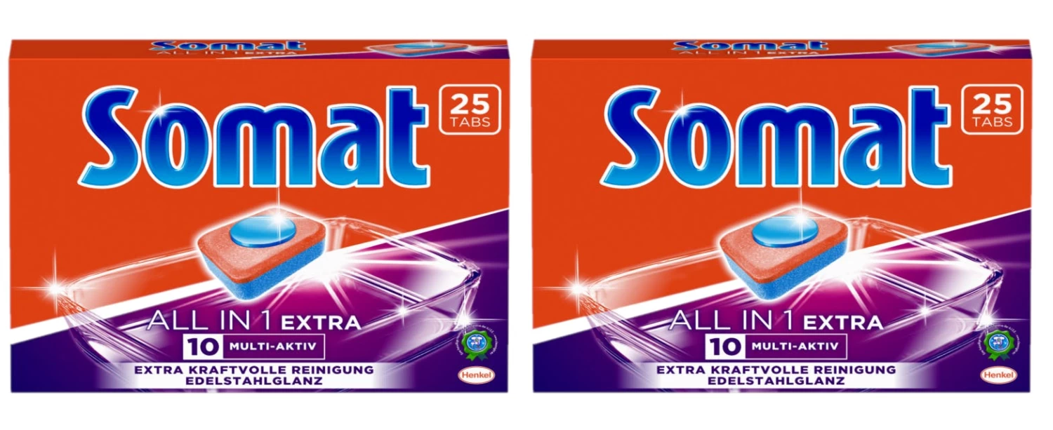 Somat Tabs 10 All In 1 Extra 25 Spülmaschinentabs 450g Spülmaschinenreiniger - Image 5