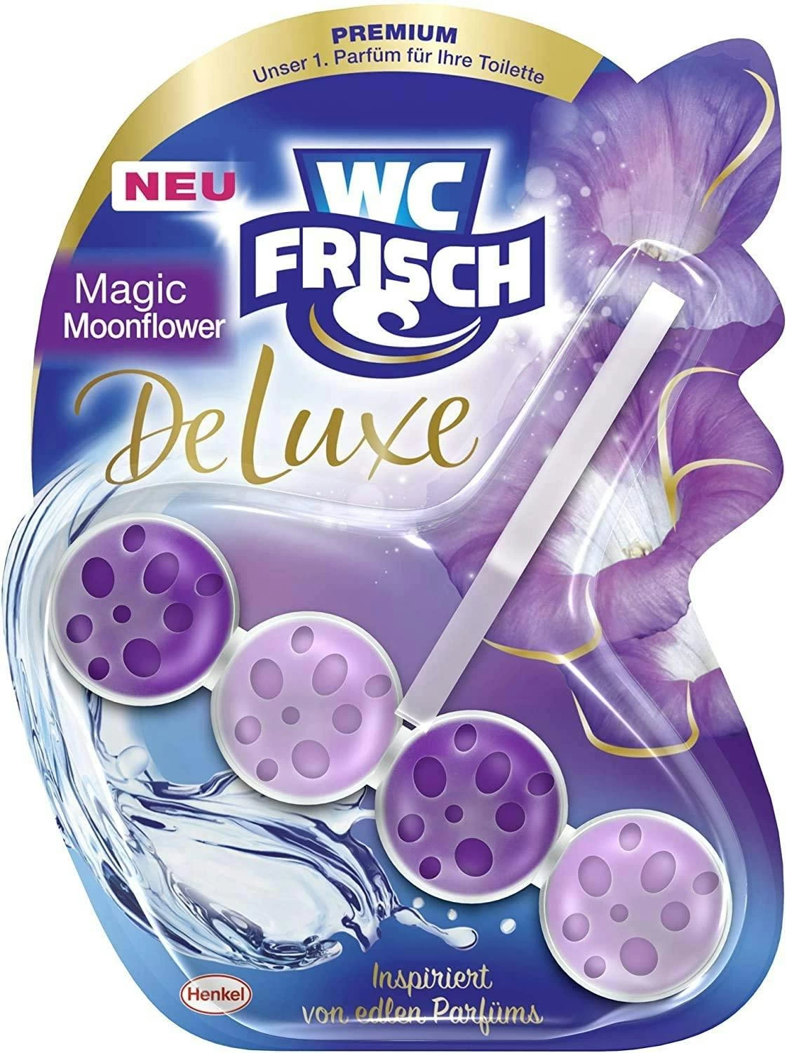 WC-Frisch DeLuxe Magic Moonflower 50g WC Reiniger WC Duftspüler Reinigung