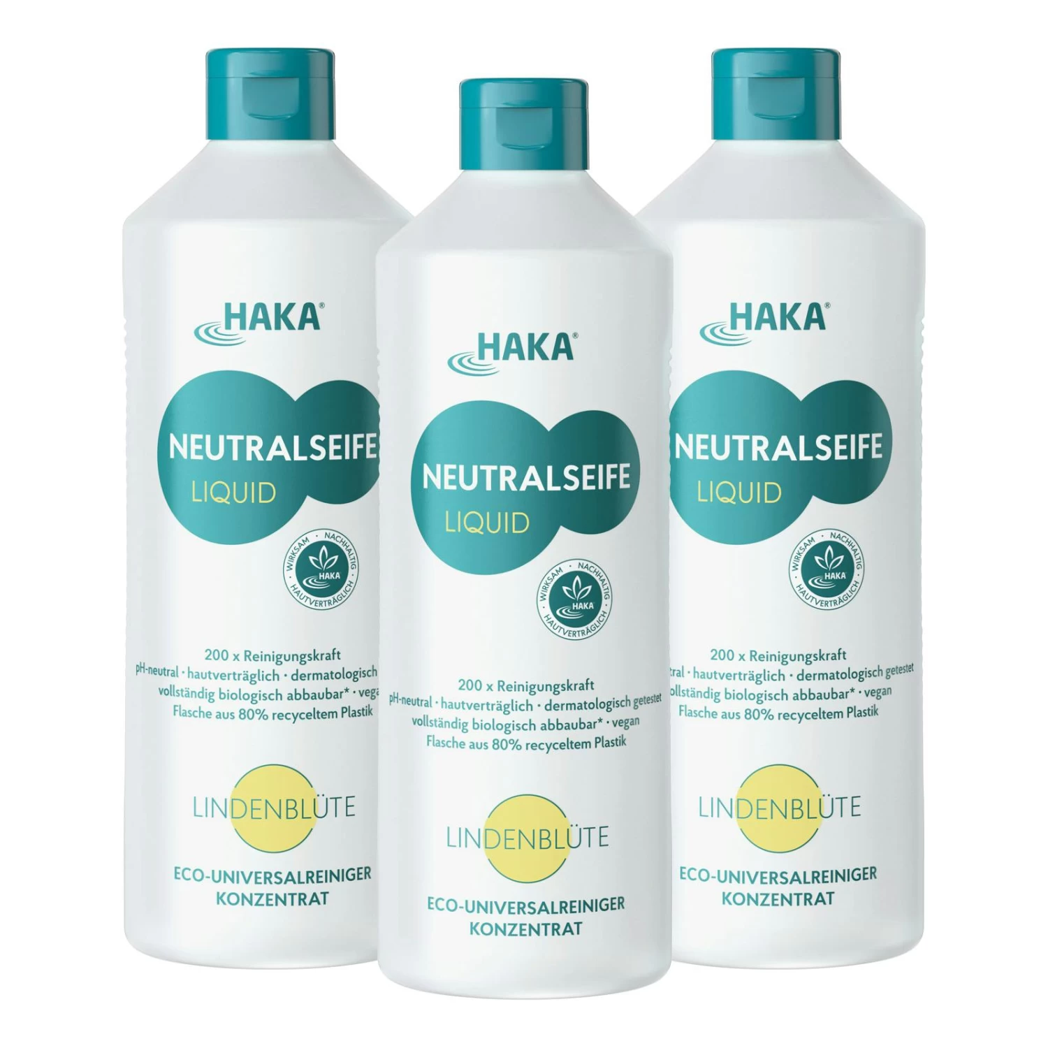 HAKA Neutralseife Liquid PurAllzweckreiniger Für Haushalt Und Auto, 3 X 1 Liter - Image 5