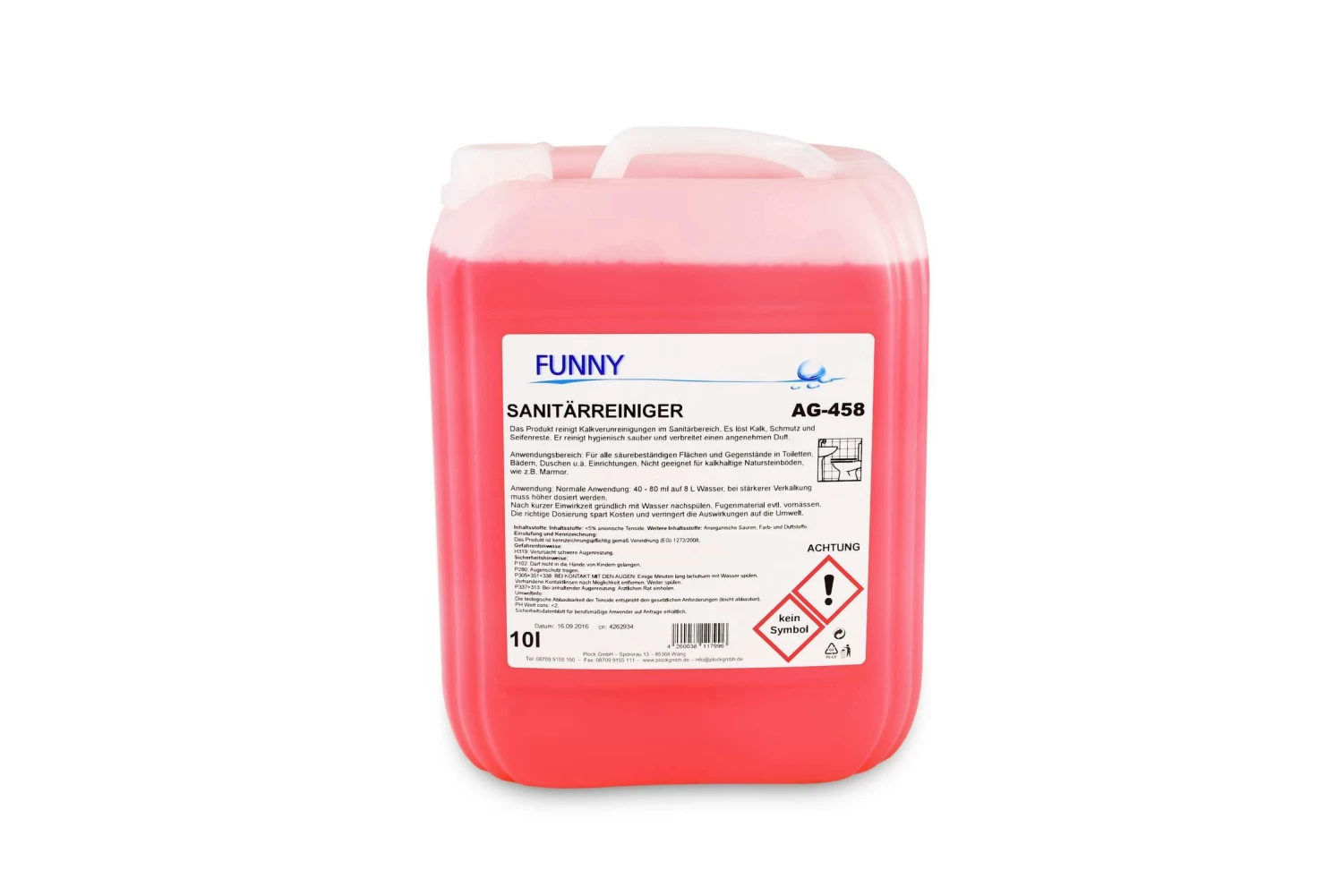 Funny Sanitärreiniger, 10 Liter, Kalklösend - Image 7