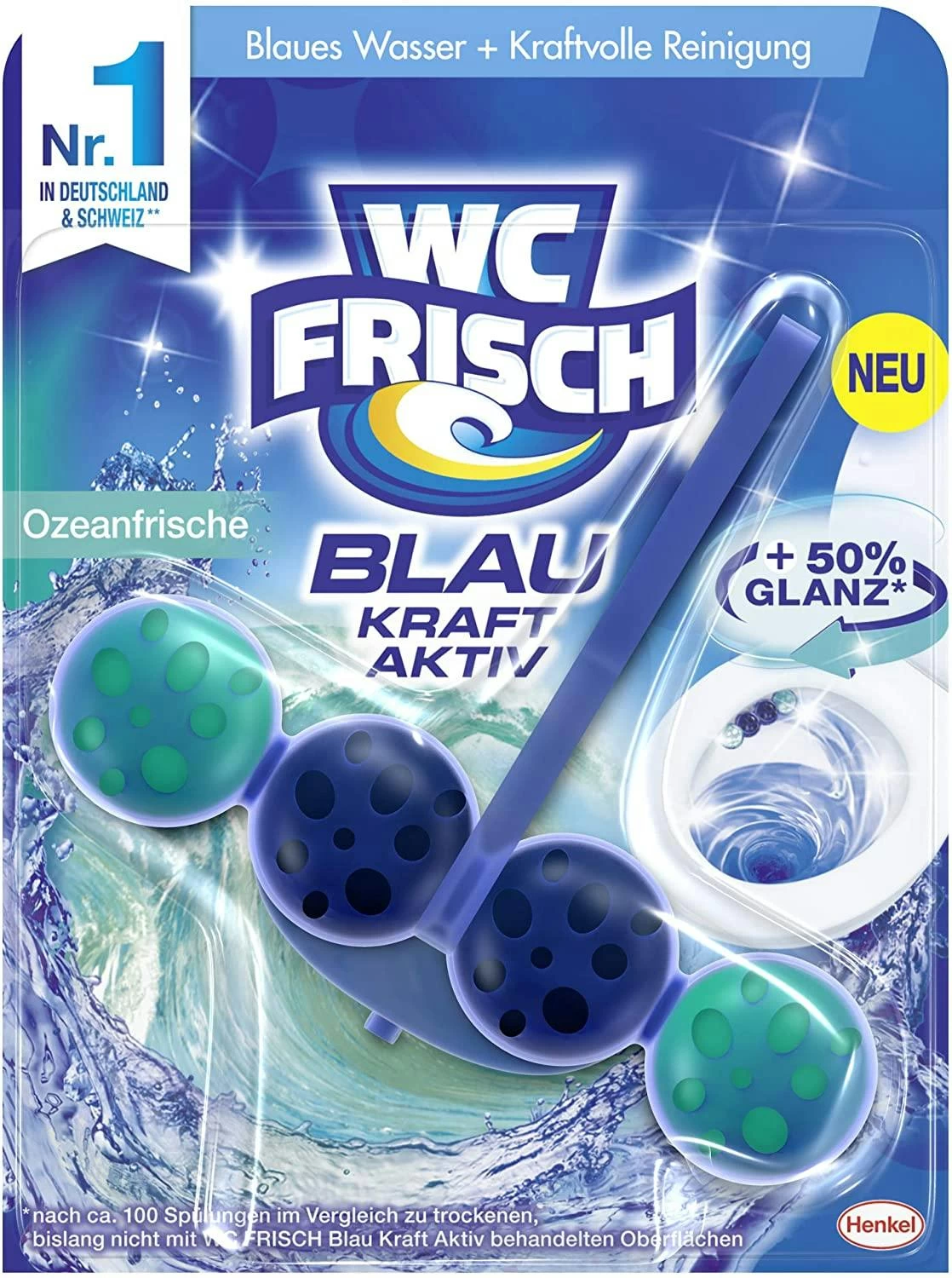 WC-Frisch Kraft Aktiv Duftspüler Blütenfrische 5x150g WC Reiniger Reinigung - Image 7