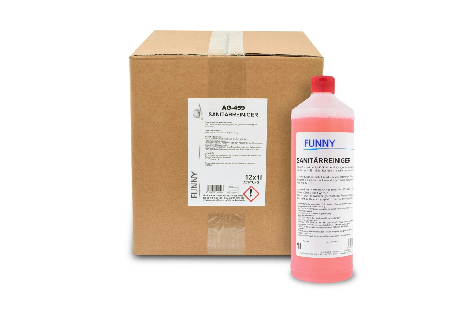 Funny Sanitärreiniger | 12x1 Liter - Image 3