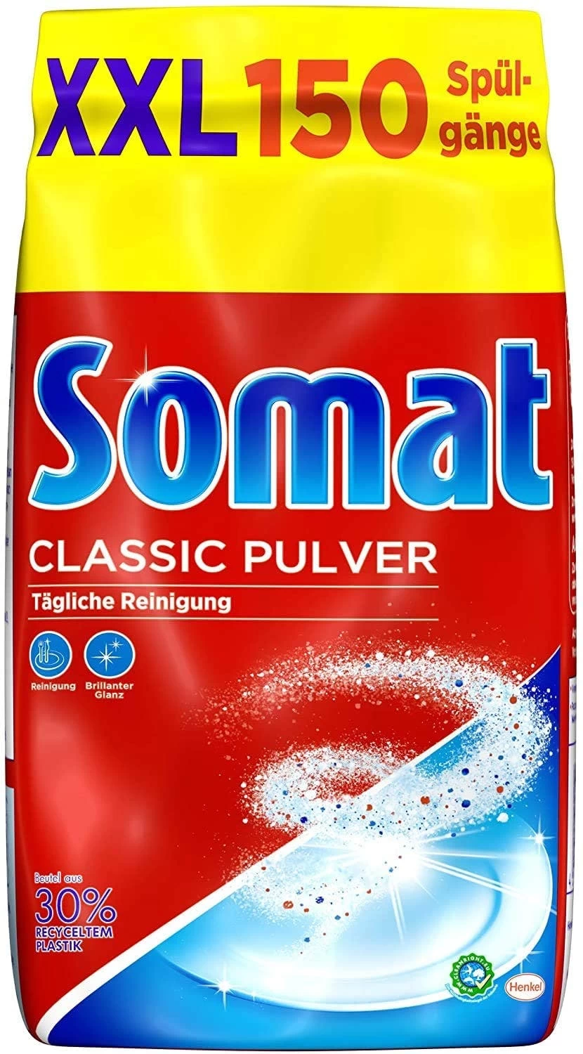 Somat Classic Spülmaschinen Pulver 2x3 Kg Geschirrspülreiniger Reinigung - Image 6