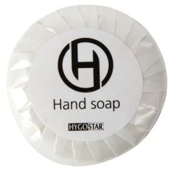 Hotelseife Einzeln Verpackt Weiss Rund Ø 4 Cm 50 Stück Plisseefalten