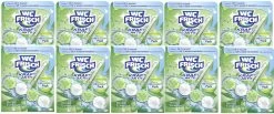 WC Frisch Kraft-Aktiv 10er Pack Pro Nature Minze WC-Reiniger 10x1 Stück