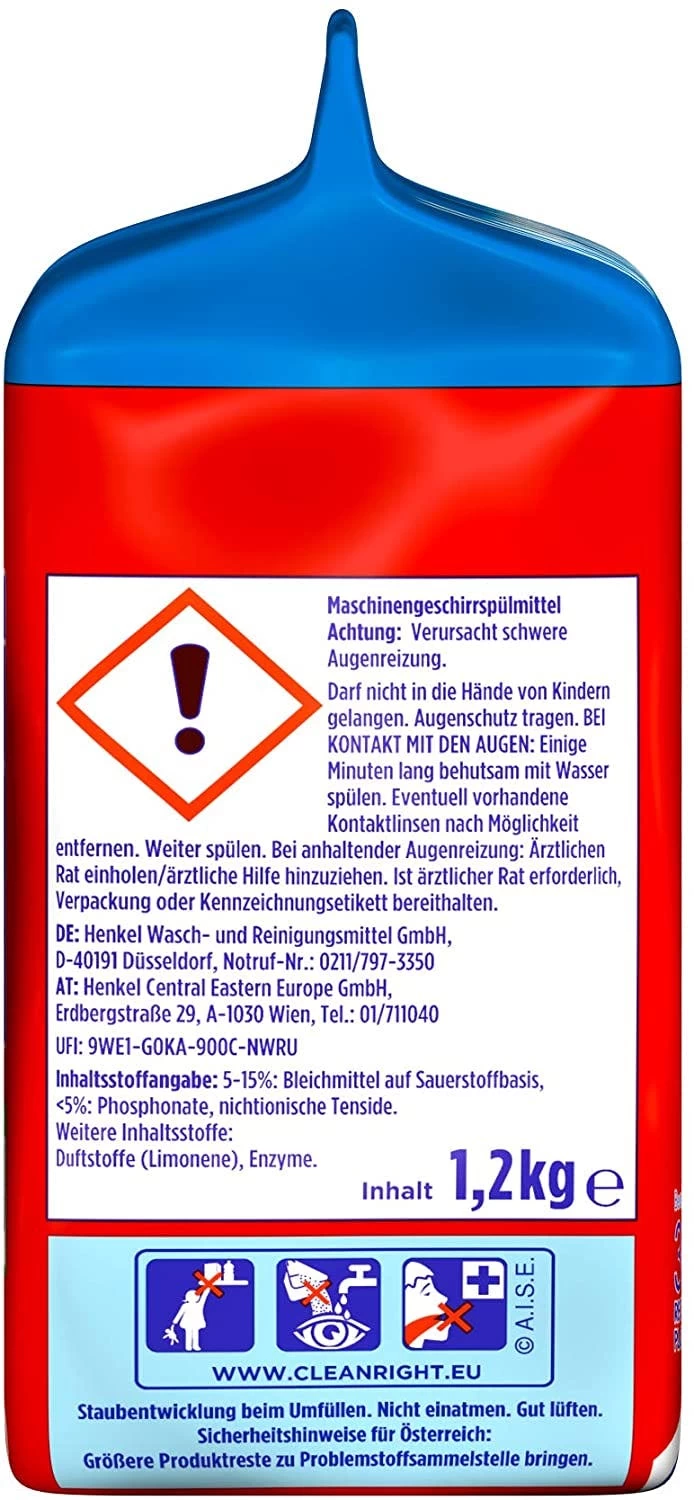 Somat Classic Pulver Geschirrspülmittel 1200 G Für 60 Reinigungen Reiniger - Image 7