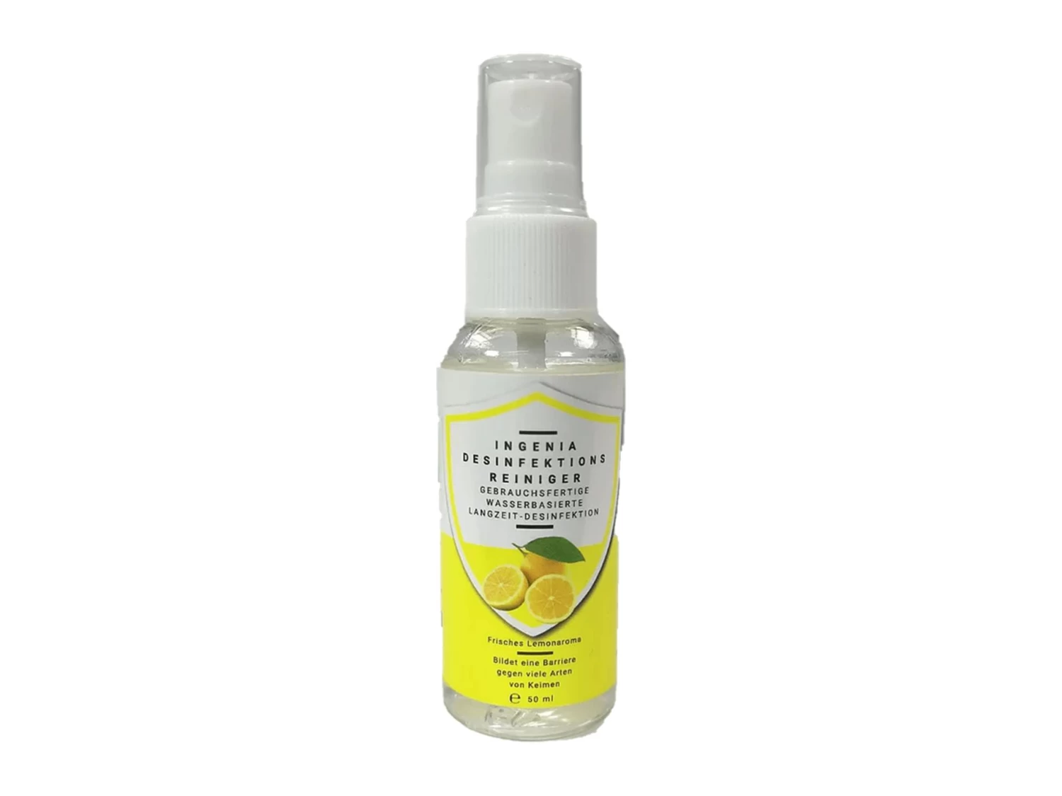 Desinfektions-Reiniger "Lemon" Für Masken 50ml/Pumpsprüher