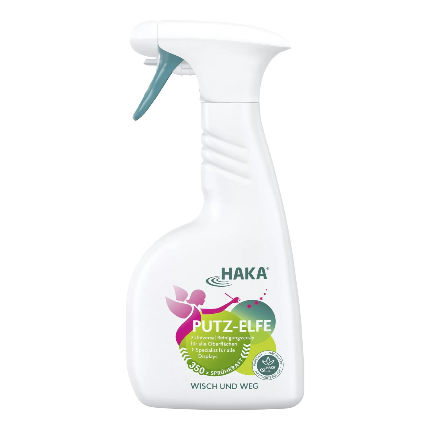 HAKA Putz-Elfe Universalreinigungsspray Für Glas, Displays, 500ml