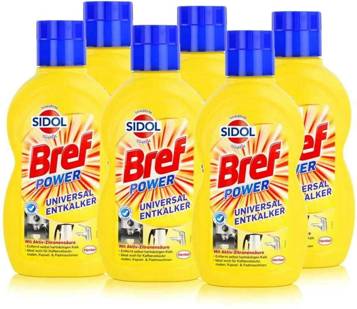 Bref Sidol Universal-Entkalker 3x500 Ml Reiniger Reinigungsmittel Sauberkeit - Image 3