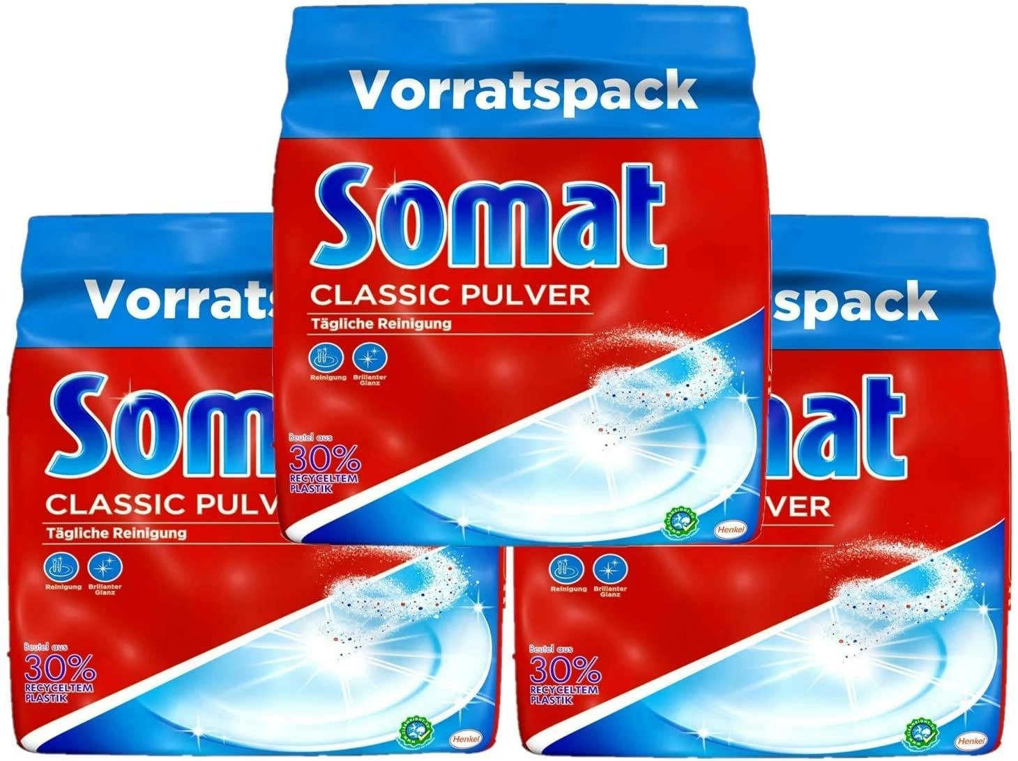 Somat Classic Spülmaschinen Pulver 2x3 Kg Geschirrspülreiniger Reinigung - Image 5