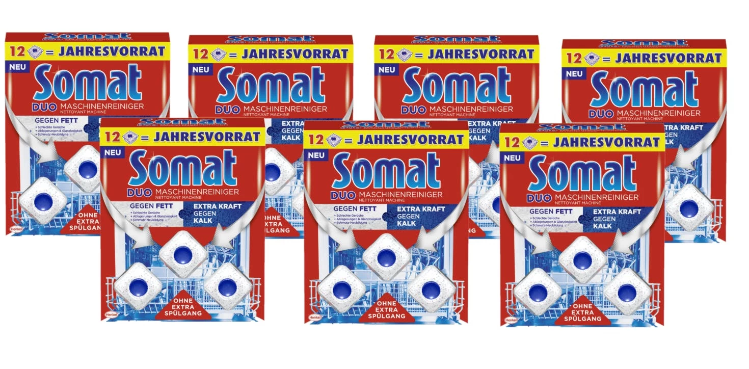 Somat 12 Gold Multiaktiv Spülmaschinentabs 2x22 Tabs Geschirrspültabs Reinigung - Image 7