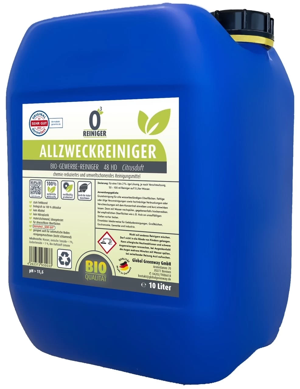 Ocean Wave BIO Reiniger Gewerbe 4800 Geruchsneutral 10 Liter - Image 3