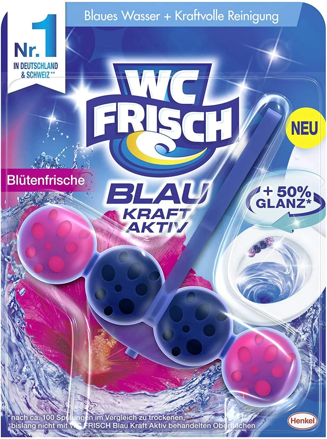 WC-Frisch Kraft Aktiv Duftspüler Blütenfrische 5x150g WC Reiniger Reinigung - Image 5