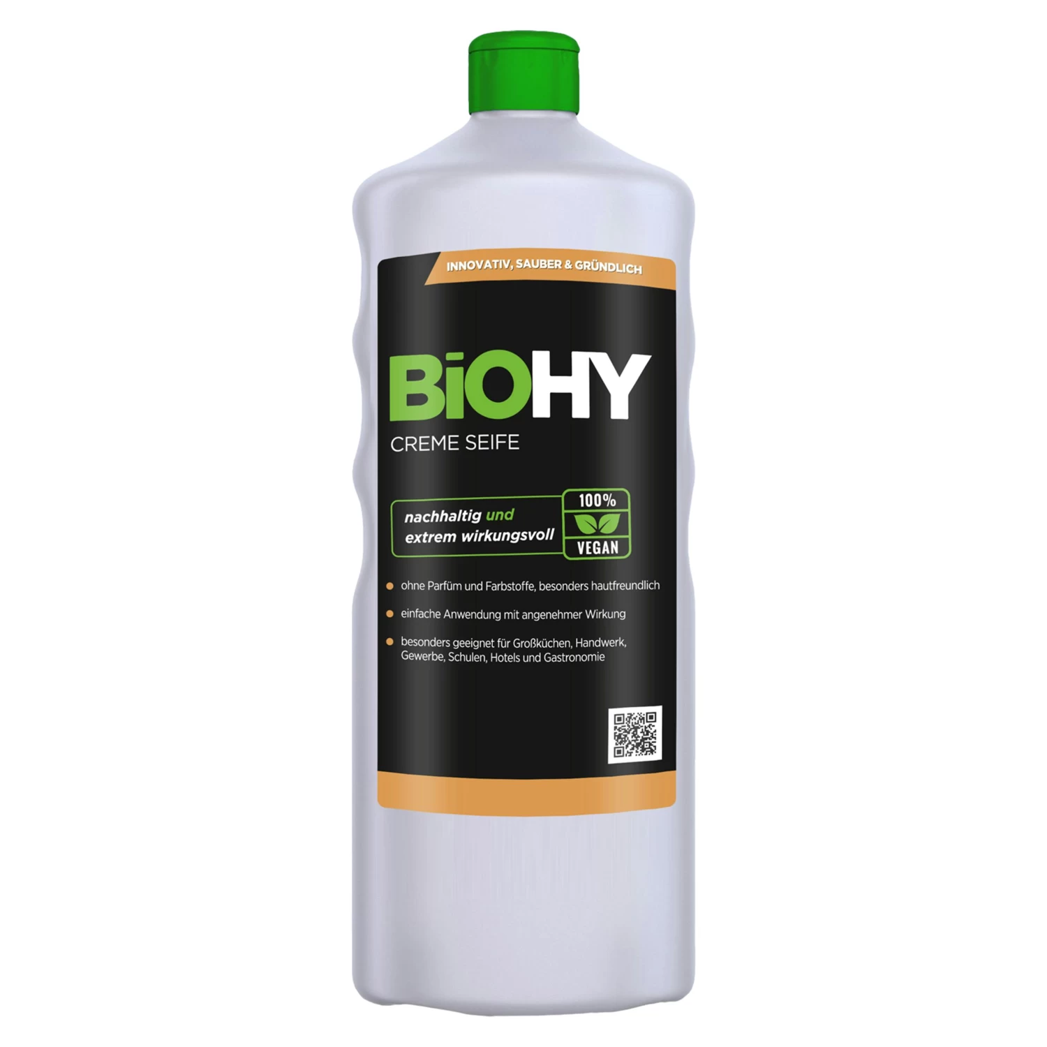 BiOHY Creme Seife (3x1l Flasche) | Hautschonende, Rückfettende Und Geruchsneutrale Handseife PHOSPHATFREI | Ohne Parfüm Und Farbstoffe - Image 5