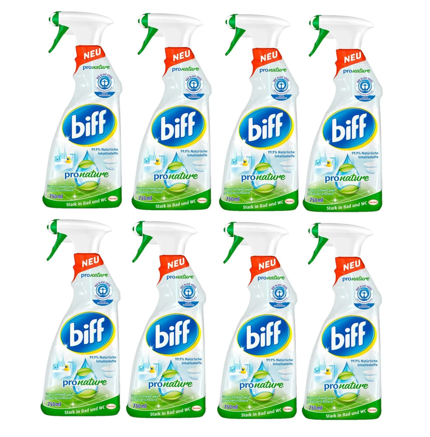 Biff Pro Nature 750 Ml Badreiniger Sprühflasche Reiniger Reinigungsmittel - Image 3