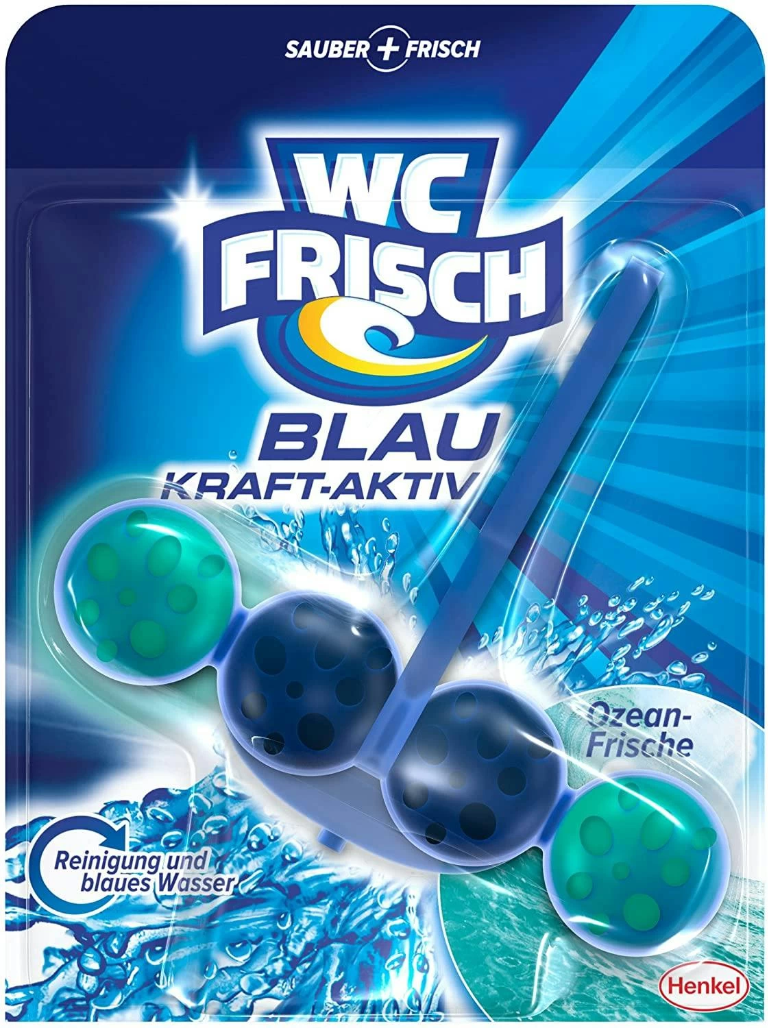 WC Frisch Kraft-Aktiv Blauspüler Ozean-Frische 5x1 Stück WC Reinigen Reiniger - Image 6