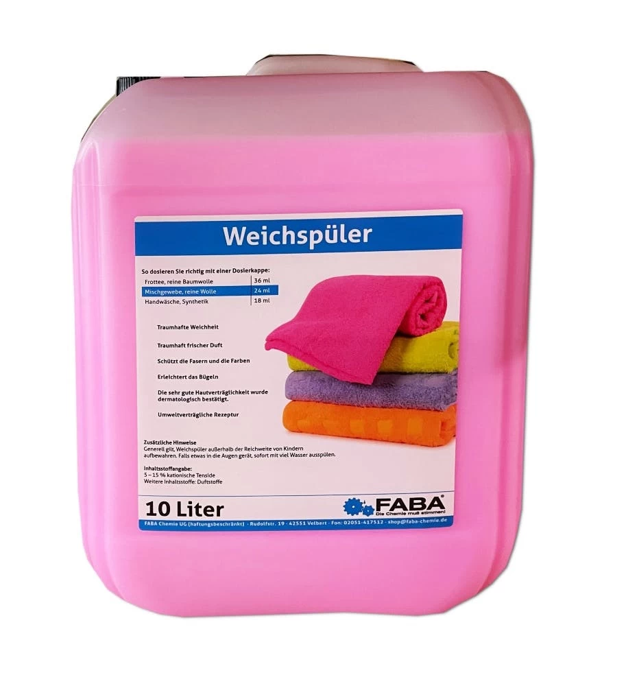 WEICHSPÜLER Konzentrat ROSE, 2 X 10 Liter Im Kanister - Image 2