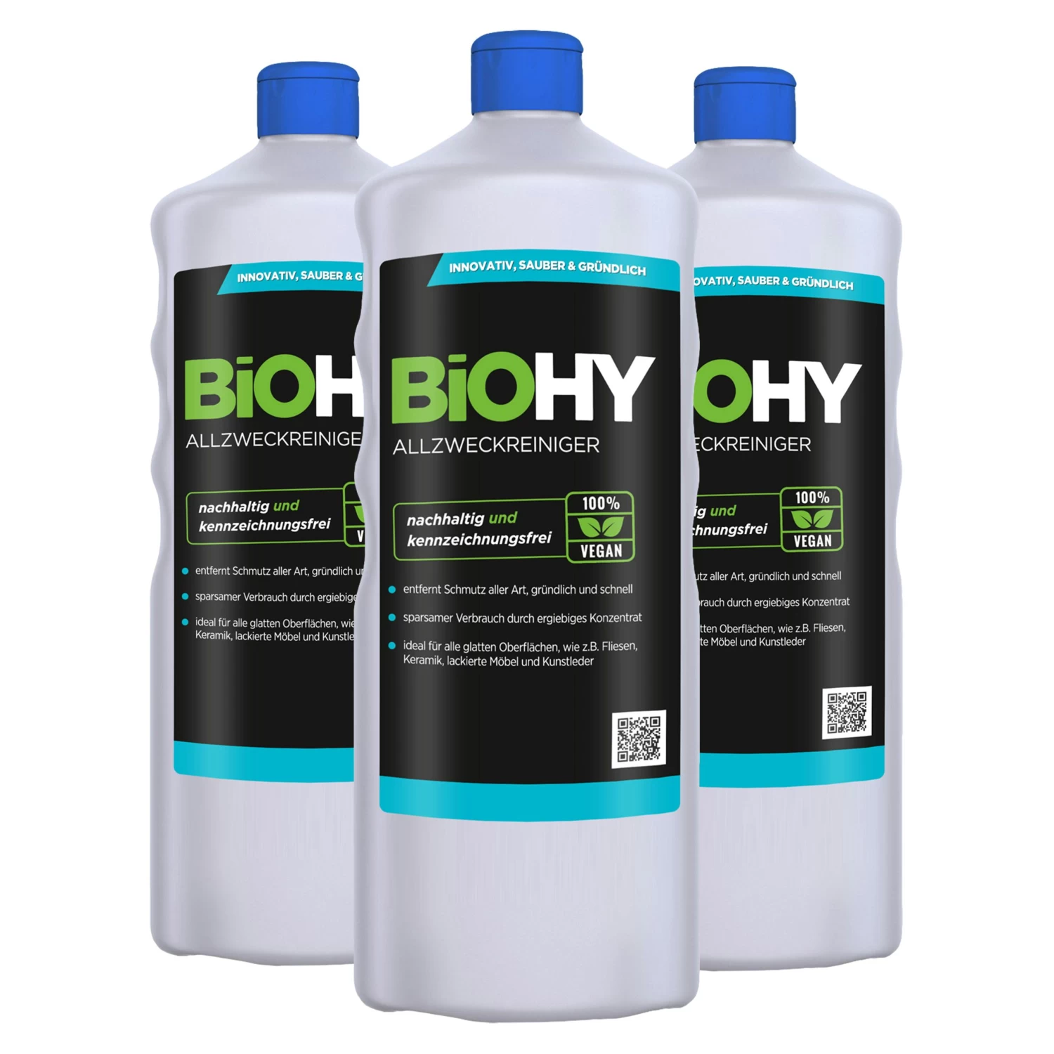 BiOHY Allzweckreiniger Konzentrat (1l Flasche) | Schonender Profi - Universalreiniger Für Haushalt Und Auto | Vollständig Biologisch Abbaubar - Image 5