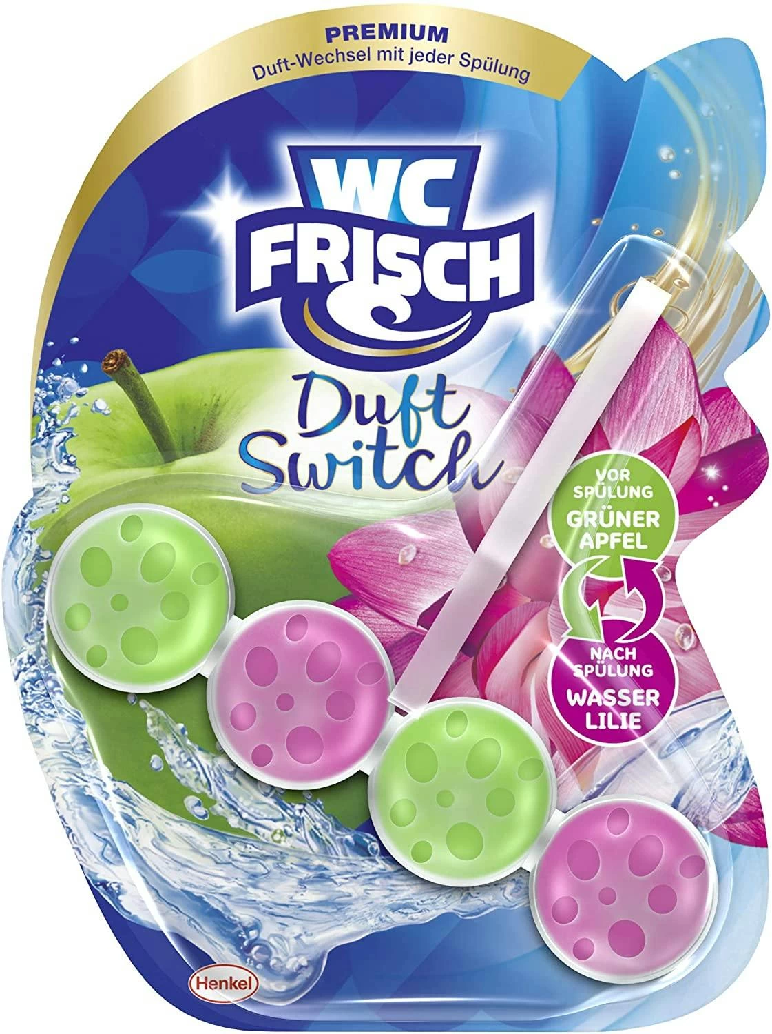 WC Frisch Duft Switch Saftiger Pfirsich Süßer Apfel 50g WC Reiniger Reinigung - Image 3