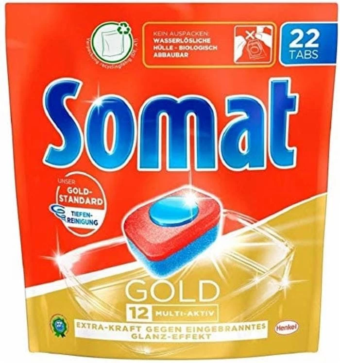 Somat 12 Gold Multiaktiv Spülmaschinentabs 4x22 Tabs Geschirrspültabs Reinigung - Image 6