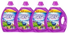 Weißer Riese Color Waschmittel 4er Pack Flüssigwaschmittel 4x50 Waschladungen