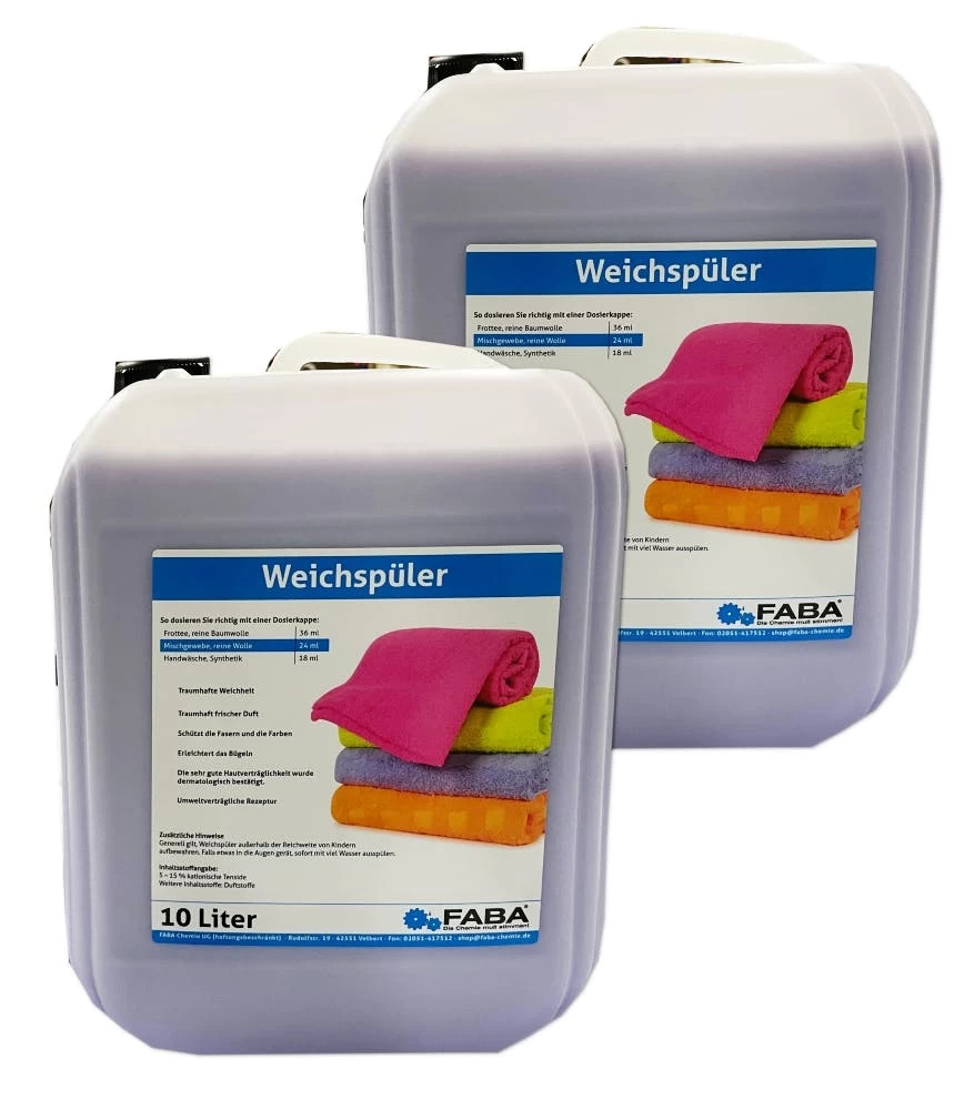 WEICHSPÜLER Konzentrat Blau 2 X 10 Liter Im Kanister - Image 5