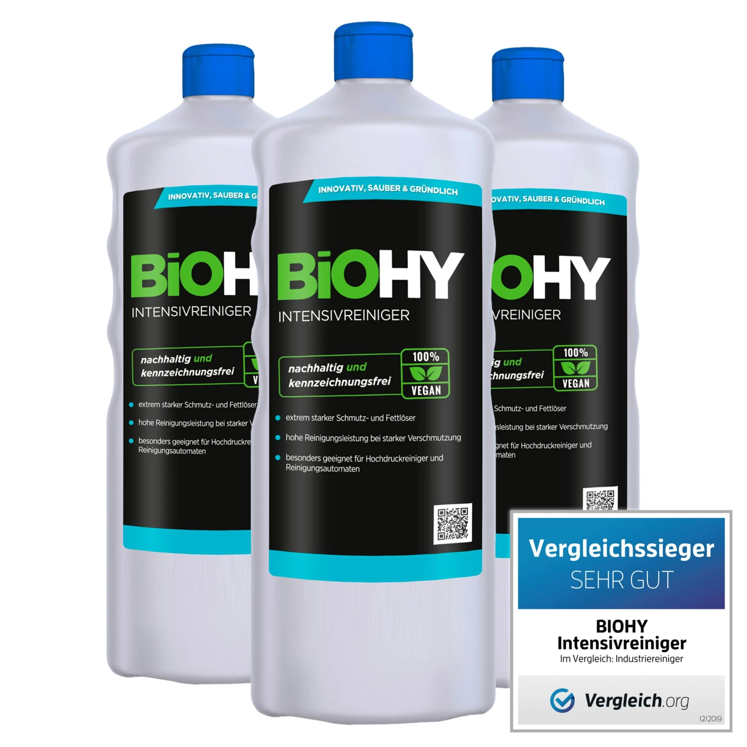 BiOHY Intensivreiniger Universal (6x1l Flasche) | Hochleistungs-INDUSTRIEREINIGER | Grundreiniger Ideal Für Hochdruckreiniger, Schaumarm - Image 5