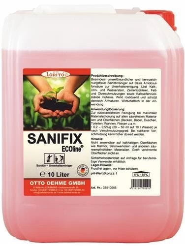 Lorito Säfresan Ecoline Kennzeichnungsfreier Alkalischer Sanitärreiniger 1 Liter - Image 3