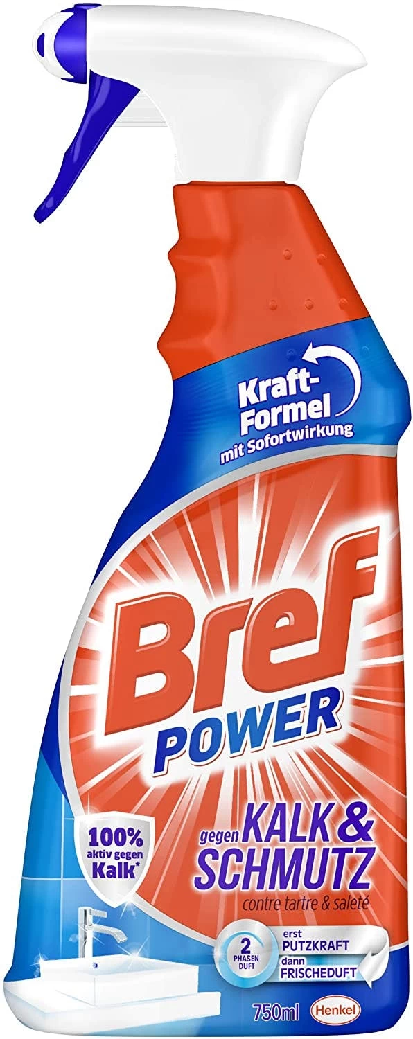 Bref Power Gegen Kalk Und Schmutz Kalkreiniger 8x750 Ml Sprühflasche Reiniger - Image 6