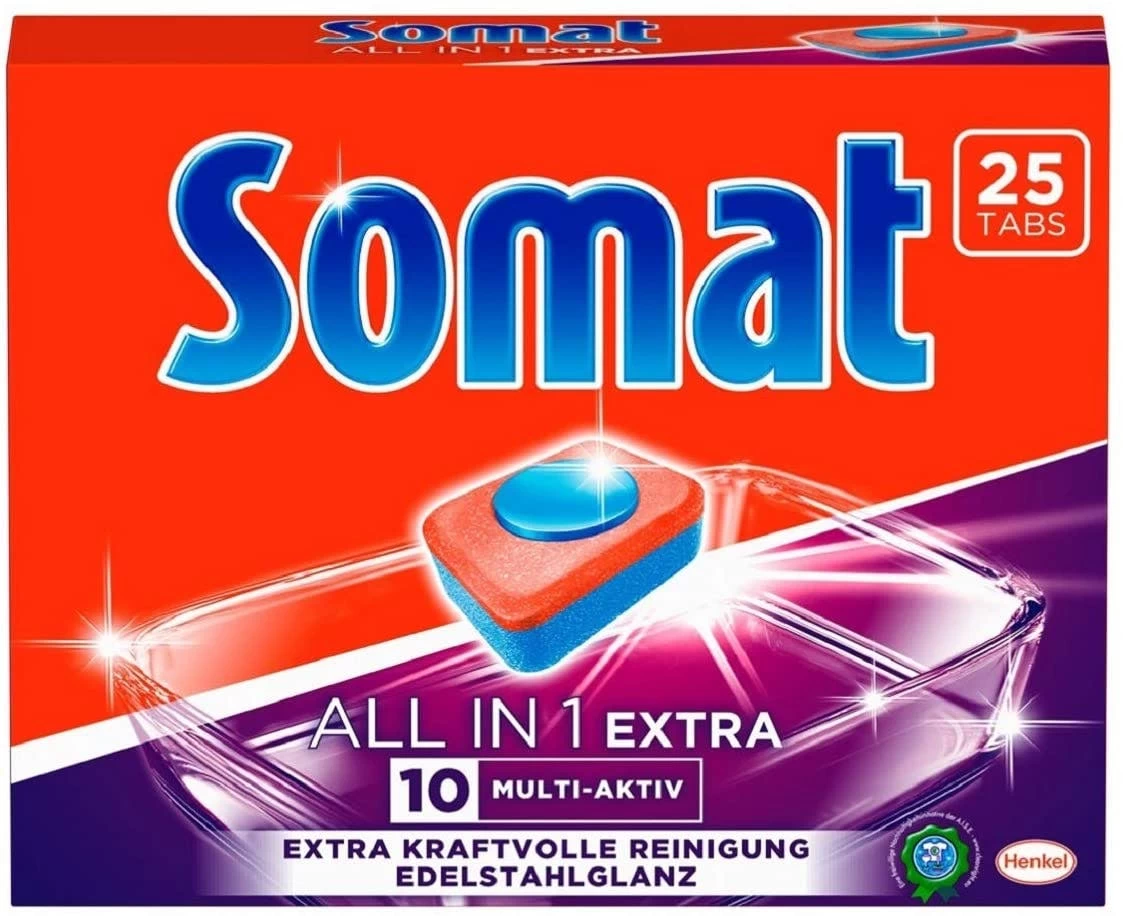Somat Tabs 10 All In 1 Extra 25 Spülmaschinentabs 450g Spülmaschinenreiniger