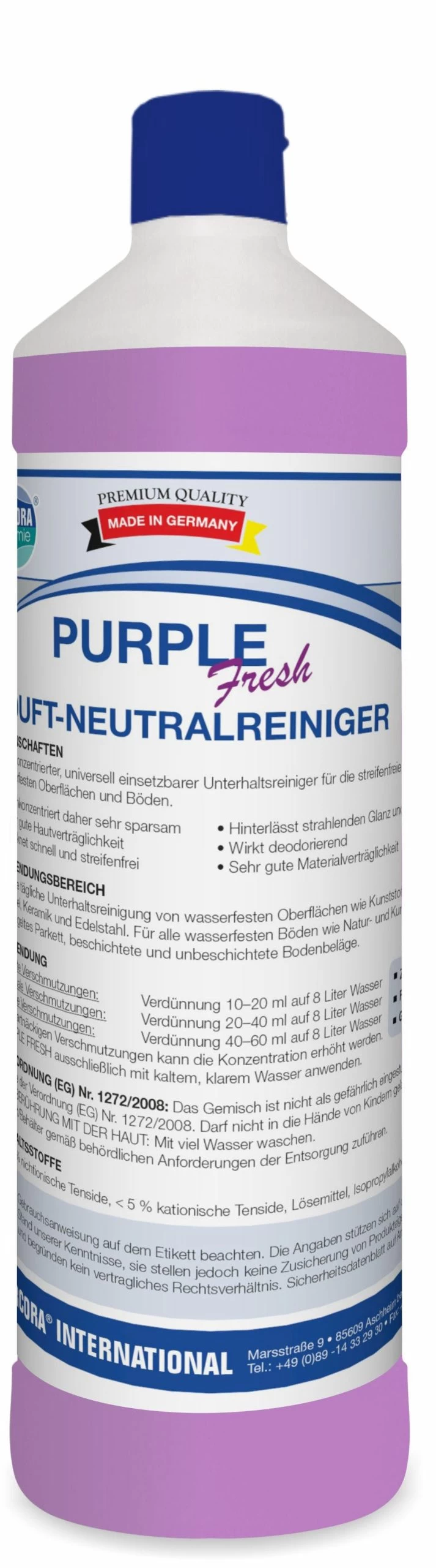 ARCORA Duft-Neutralreiniger PURPLE FRESH, 1L