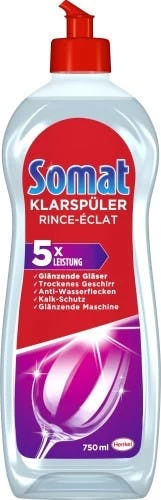 7x SOMAT Klarspüler 3 X GlanzAktiv, Inhalt: 750 Ml,