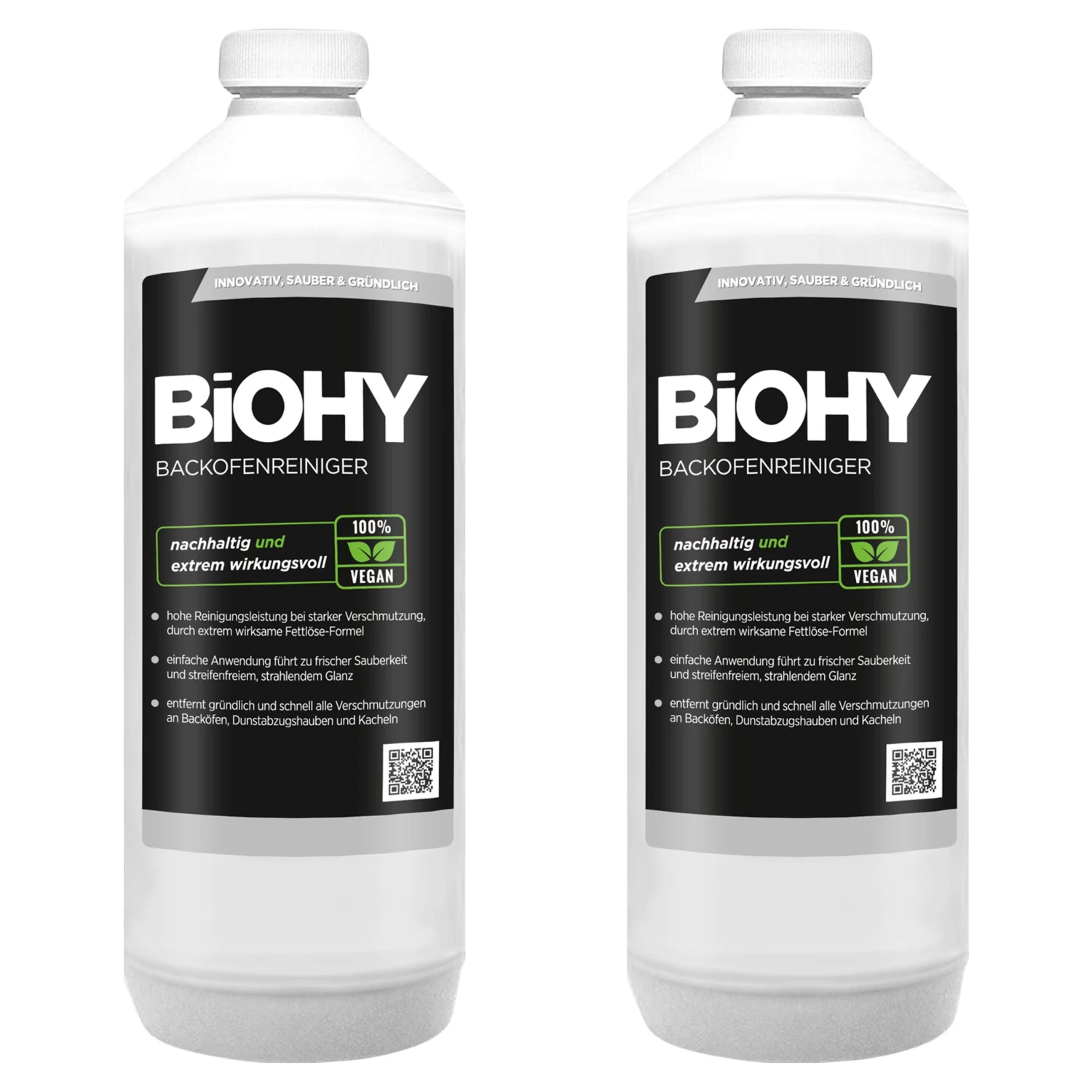BiOHY Backofenreiniger Hochkonzentrat (1l Flasche) | Profi Grillreiniger, Fettlöser EXTRA STARK | Zur Einfachen Und Schnellen Ofenreinigung - Image 4