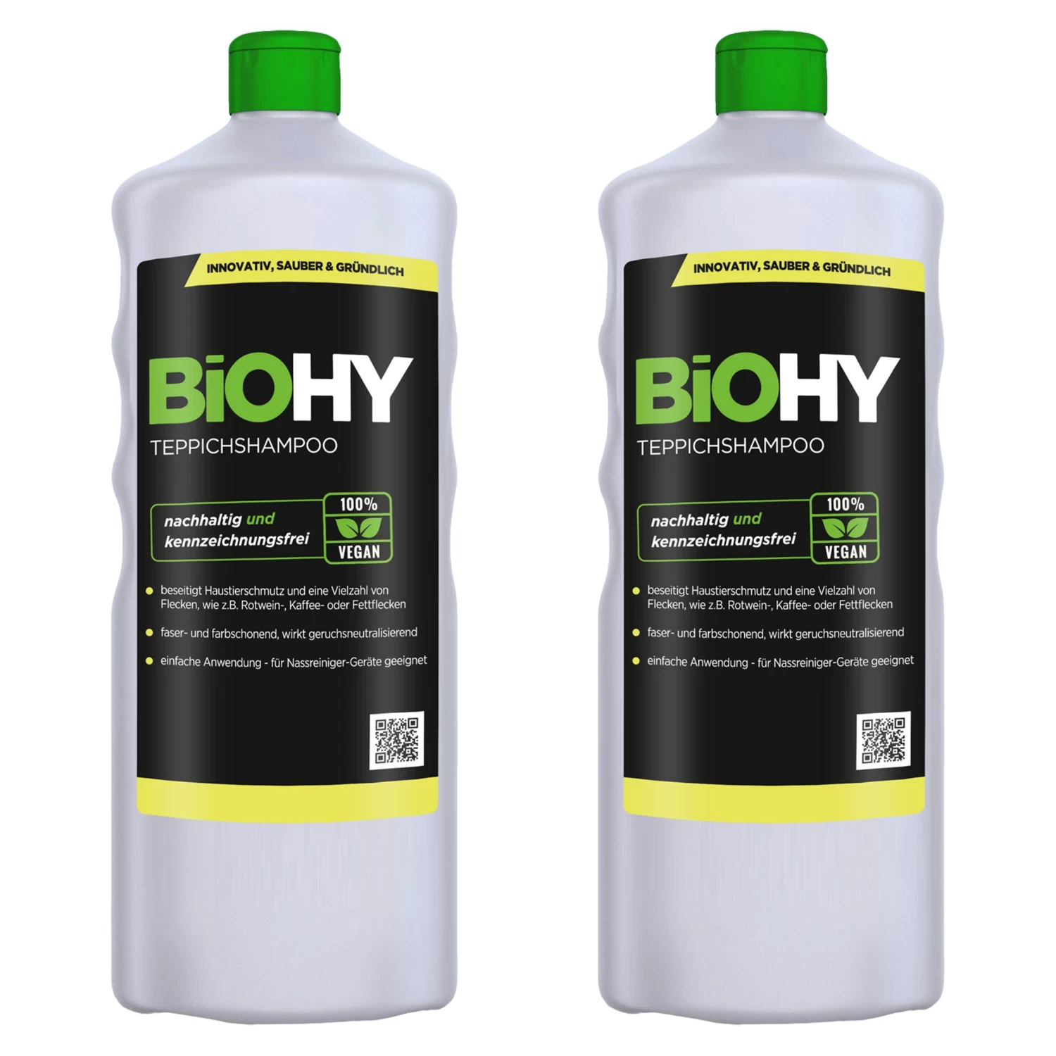 BiOHY Teppichshampoo (9x1l Flasche) | Teppichreiniger Ideal Zur Entfernung Von Hartnäckigen Flecken | SPEZIELL FÜR WASCHSAUGER ENTWICKELT - Image 5