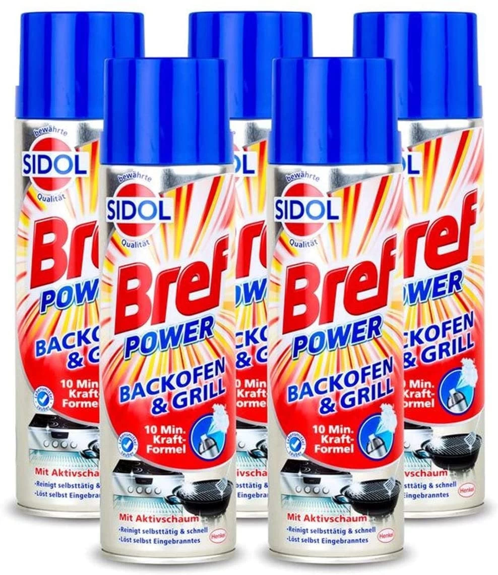 Bref Sidol Ceran & Stahl Reiniger Entfernt Eingebranntes 5x500 Ml Reinigung - Image 5