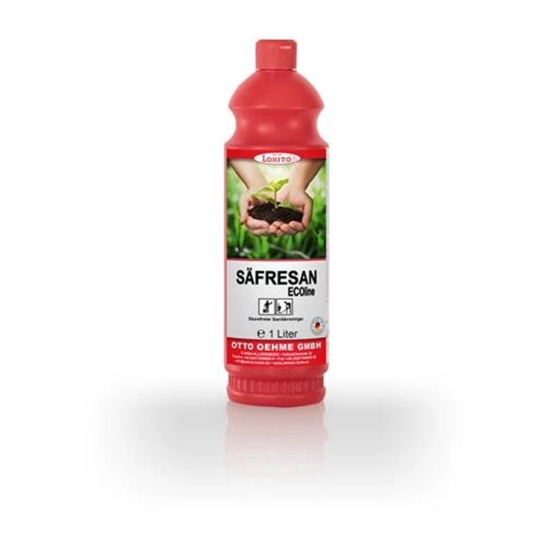 Lorito Säfresan Ecoline Kennzeichnungsfreier Alkalischer Sanitärreiniger 1 Liter