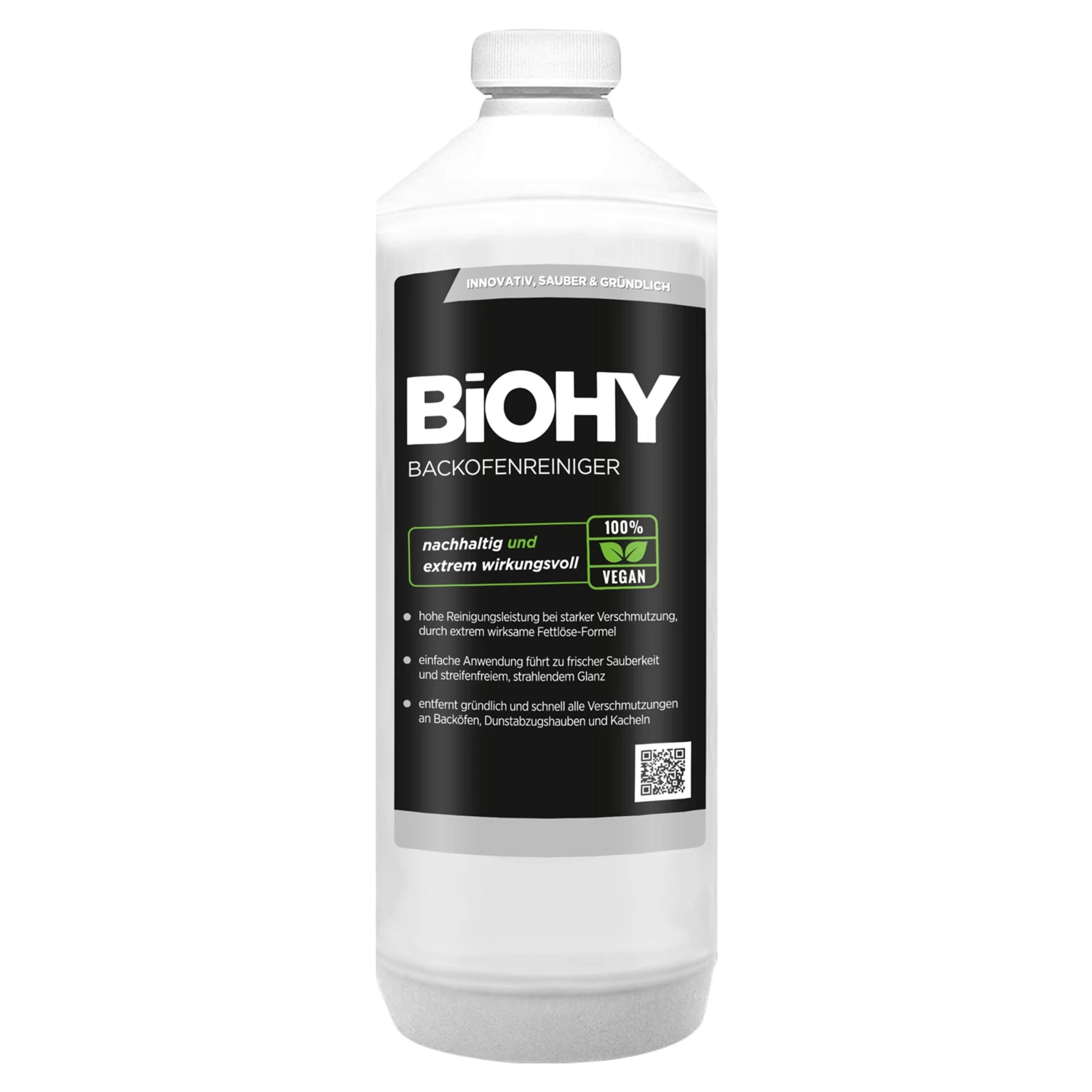 BiOHY Backofenreiniger Hochkonzentrat (2x1l Flasche) | Profi Grillreiniger, Fettlöser EXTRA STARK | Zur Einfachen Und Schnellen Ofenreinigung - Image 2