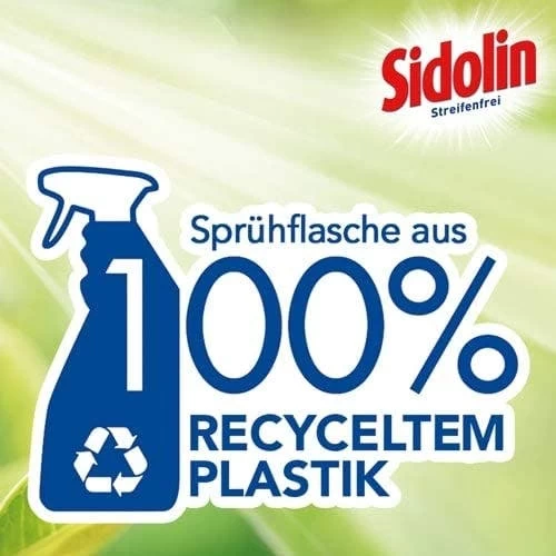 Sidolin Pro Nature Glasreiniger Sprühflasche 500ml Putzmittel Reiniger Reinigen - Image 6